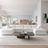 Cloud Modular Sectional Sofa with 2 Storage Ottomans 160.6" Down Filled Comfort U Shaped Sofa Minimalist Wide Deep Seat Couch