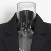 TWOTWINSTYLE Solid Casual Patchwork Diamonds Chain Slim Blazer For Women Notched Collar Long Sleeve Temperament Blazers Female