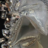 Sparkly Sequins Rhinestones Big Sleeves Black Jacket Sexy Singer Dancer Nightclub Jazz Dance Costume Performance Show Stage Wear
