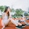 Women Casual Shoes Breathable Walking Mesh Lace Up Flat Shoes Sneakers Women Tenis Feminino Pink Black White