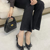 Summer High Heel Women Sandals Shoes Fashion Shallow Butterfly-knot Shoes Elegant Wedding Party Shoes