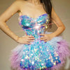 Heavy Industry Diamond Skincare DressEvent Party Performance Nightclub StageD] Singer Model G0G0 sexyPerformance Dress