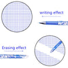 30/50/100Pcs/Lot 0.5mm Gel Pen Erasable Pen Refill Rod Set Blue Black Ink Shool Washable Handle Writing Stationery Supplies