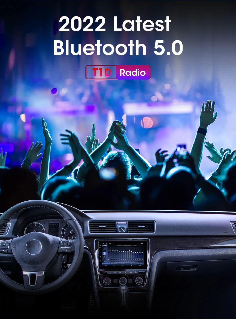 Universal 7 9 10″ 2 din Android 12 Car Radio Multimedia Video Player For Nissan Kia Honda Toyota Volkswagen 4G DSP Carplay Auto