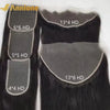 Annione 13x4 Straight Frontal Lace Only Real HD Transparent Lace 4x4 5x5 Closure 100% Brazilian Human Hair HD Pre plucked Lace