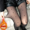 New Warm Tights For Women Winter Fleece Leggings Thermal Stockings Woman Insulated Printed Pantyhose