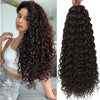Beach Curl Crochet Hair Gogo Curl Crochet Hair 18 Inch Ombre Brown Blonde Bug Ginger T30 Synthetic Deep Wave Twist Crochet Braid