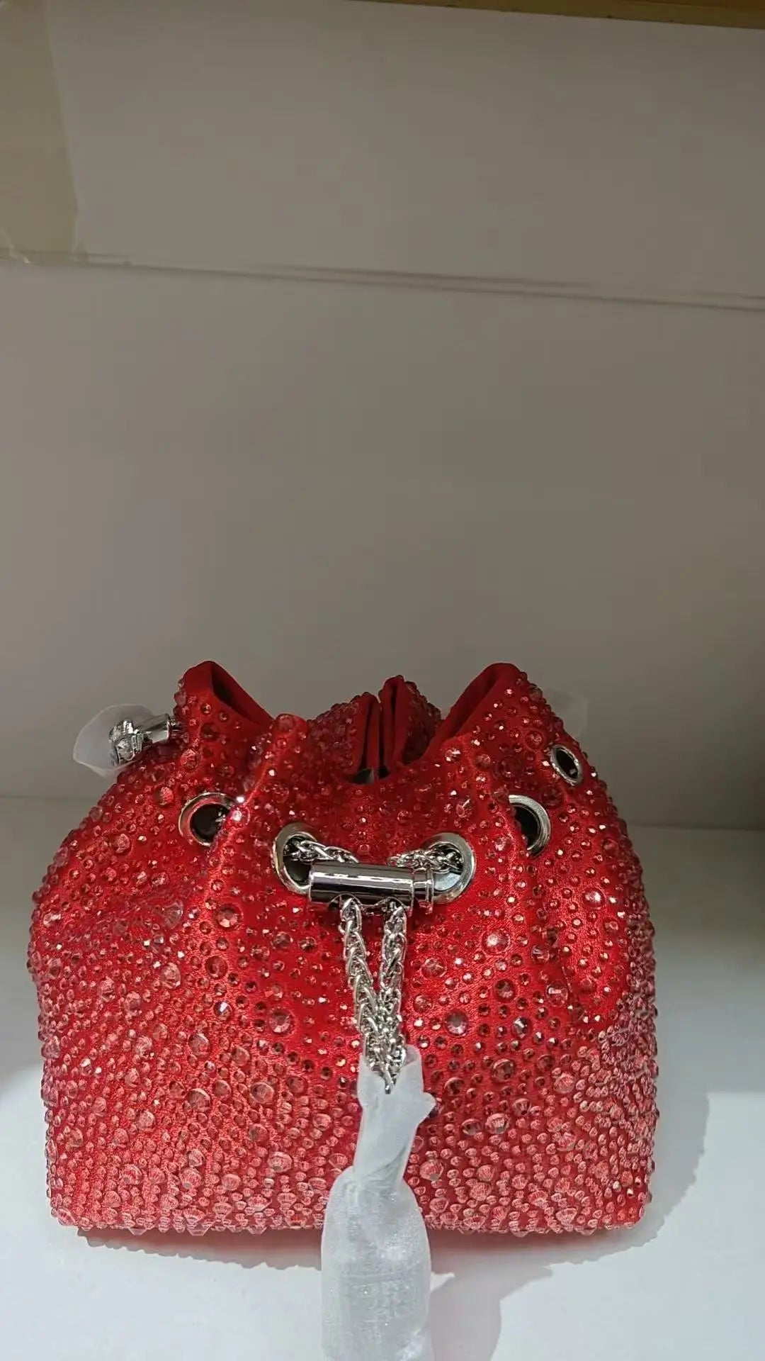 Wedding Party Clutch Purse Glitter Shiny Diamond Banquet Bag Women's Handbag Luxury Fashion Evening Bag Shoulder Chain Bag