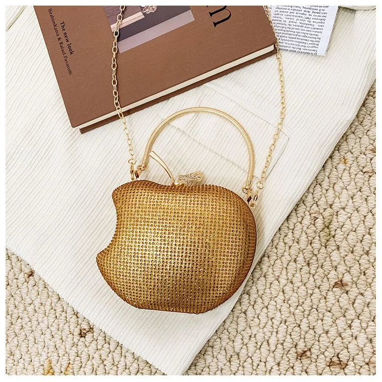 Women's Crystal Evening Bag Female Red Gold Silver Clutch Bags Wedding Diamond Beaded Bag Rhinestone Party Bags Women's Handbags