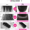 UNice Hair Bye Bye Knots 7x5 Lace Glueless Wig Brown Balayage Body Wave Human Hair Lace Front Wig Pre Cut Pre Bleached Lace Wig
