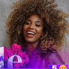 Latisha 13X6 HD Synthetic Lace Front Wigs Curly Pre Plucked Lace Frontal Wig with Bangs for Women Highlight with Babyhair 24Inch
