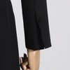 TWOTWINSTYLE Solid Hollow Out Patchwork Belt Blazers For Women Notched Collar Long Sleeve Spliced Single Breasted Blazer Female