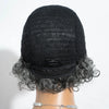 Lekker Short Silver Gray Curly Bob 100% Human Hair Wigs For Women Brazilian Remy Hair Salt and Pepper Full Machine Made Wigs