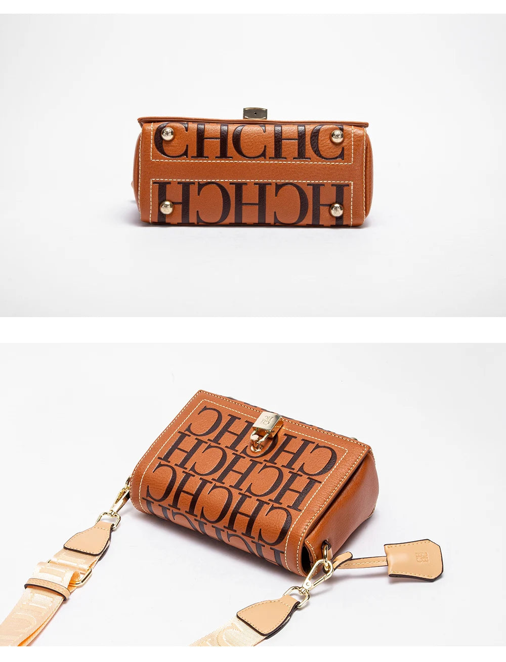 Fashionable Classic Light Luxury Design Exquisite Craftsmanship Women's New Shoulder Bag Letter PU Material Crossbody Bag
