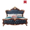 Nordic Luxury Aesthetic Bed Queen Size Cheap Cute Salon Bedroom King Bed Modern Wood Leather Camas Matrimonial Room Furniture