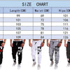 Letter Graphic Print Sweatpants for Men Hip Hop Joggers Sports Athletic Pants for Workout Casual Elastic Waist Lounge Trousers