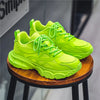 Autumn Men's New Breathable Sports Shoes Fashion Thick Sole Casual Shoes Comfortable and Versatile Trendy Running Shoes Spring