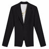 TWOTWINSTYLE Backless Spliced Button Blazers For Women Notched Collar Long Sleeve Patchwork Chain Chic Blazer Female Fashion New