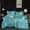 Luxury 100% Silk Bedding Set with Duvet Cover Set Double King Queen Size Bedding Cover Kit 4pcs Bed Cover Bed Linen Sets