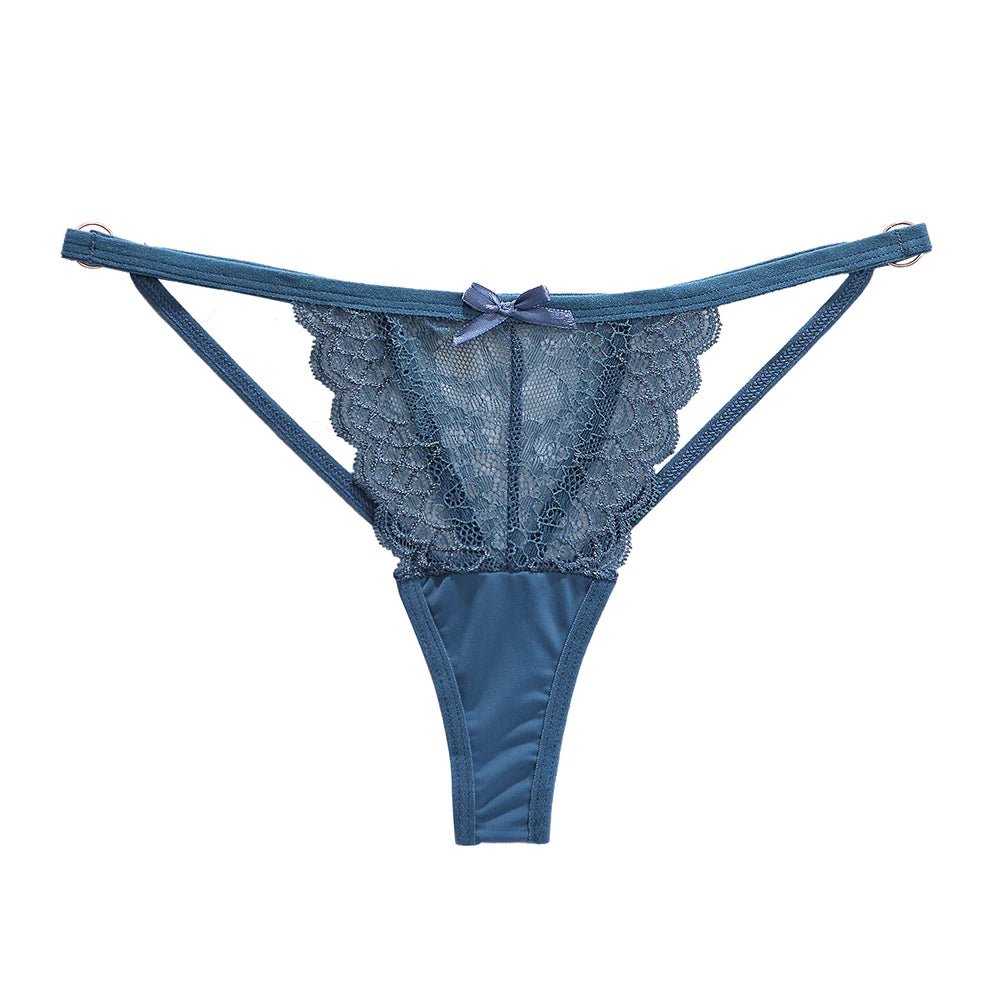 Sexy Lace Panties Women Low-waist Underwear Thong Ladies Lingerie Temptation Intimates Seamless Femlae Lingerie