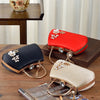 2025 New Women Handmade Flowers Clutch Handbags Wedding Evening Wallets Party Dinner Purse For Ladies 4 Colors