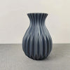 1pc Water Cultivation Imitation Ceramic Plastic Vase Living Room Plastic Home Vase, Modern Minimalist Home Decor