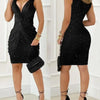 Women Party Dress Geometric Print Sleeveless 2024 Y2k High Waist Dress Summer Vestidos Bandage Party Bodycon Dresses Sexy