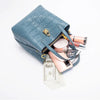 Seasonal New Solid Color Minimalist Women's Handbag Metal Buckle Accessories Exquisite and Versatile