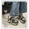 Women's Flats Thick Bottom Sports Shoes Women Luxury Designer Fashion Casual Sneakers New Autumn Tennis Shoes Vulcanized Shoes