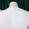 Luxury Jumpsuits & Rompers for Women Round Neck Beaded Transparent Sleeve High Waisted Elegant Female Birthday Party Overalls