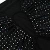 Tossy Glitter Hollow Out See-Through Maxi Dress Female Sexy Lace-Up Club High Waist Patchwork Sparkle Bandage Women Long Dress