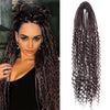 Handmade Dreadlocks Hair Extensions 24Inch Soft Crochet Dreadlock Braids Hair Synthetic Faux Locs Braids Hair For Women And Men