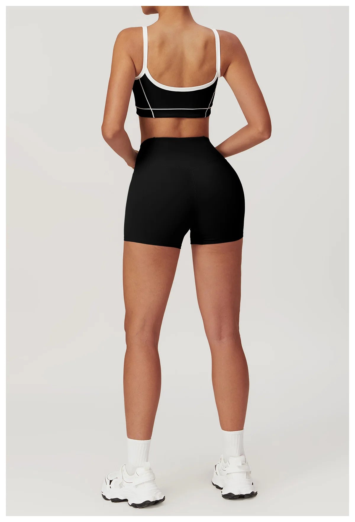 Yoga Set Women Sport Bra Gym Workout Legging High Waist Wide Flare Pant Fitness Sports Shorts Active Wear Suit