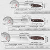 XINZUO High Quality 3.5+5+8+8+8"  Paring Utility Cleaver Chef Knife Germany 1.4116 Stainless Steel 1PCS 5PCS Kitchen Knife Sets