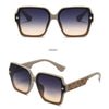 New fashion square frame sunglasses for women luxury sunglasses UV protection large frame all-match glasses(DS-8052-1)