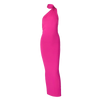 Hugcitar One Shoulder Backless Adjustable Scarf Loop Ruched Sexy Maxi Dress Women Elegant Y2K Streetwear Festival Outfit