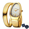 Classic Snake Shape Watch For Women Gold Silver Scaleable Bracelet Womens Watches Bling Diamonds Quartz Ladies Wristwatch