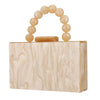 Luxury Crossbody Bag Pearl Marble Dark Green Acrylic PVC Evening Bags Women Purses And Handbags Wedding Party Beach Flap