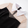 Nsauye Pullover Women Sexy Mesh See Through Turn Down Collar Night Club Dress Evening Party Summer Short Elegant Fashion Dress