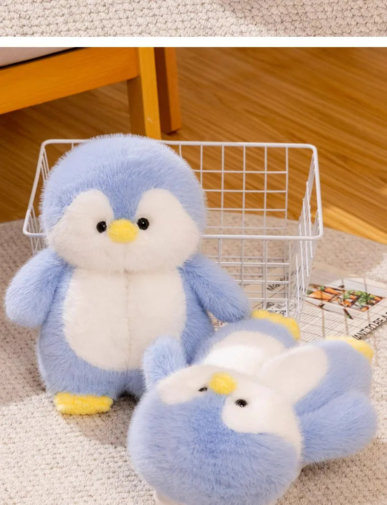 Funny Fuzzy Penguin Slippers Girls Novelty Indoor Shoes Women Soft Furry Slippers Female Plush Home Shoes Animal Flip Flops