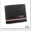 Short Men Wallets Zipper Coin Pocket Slim Card Holder Name Engraved Luxury Male Purses High Quality PU Leather Men's Wallet
