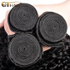 Mongolian Kinky Curly Human Hair Bundles 1/3/4 Pcs Remy Human Hair Weave Bundle Kinky Curly Bundles Natural Color Hair Extension