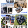 40ft Two Layers Triangle Roof Outdoor Terrace Modern Module Premade Hotel Style Apartment House 20ft Tiny House For Sale