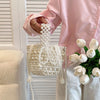 Mini Pearl Bag Luxury Women’s Handheld Bead Bag Purses Fashion Banquet Party Shoulder Bag Pearl Beaded Clutch Purse Mini Bags