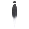 Pre-stretched Braids Synthetic Hair Professional Itch Free Hot Water Setting Fiber 30'' Ombre Yaki Texture Braid Hair Extensions