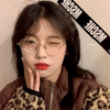 Fashion Metal Anti-Blue Light Glasses Women Men Vintage Ultralight Oval Frame Computer Game Goggles Blue Ray Blocking Eyeglasses
