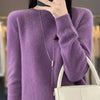 New cashmere sweater women's sweater in autumn and winter 100% merino wool fashion O-neck autumn warm pullover top
