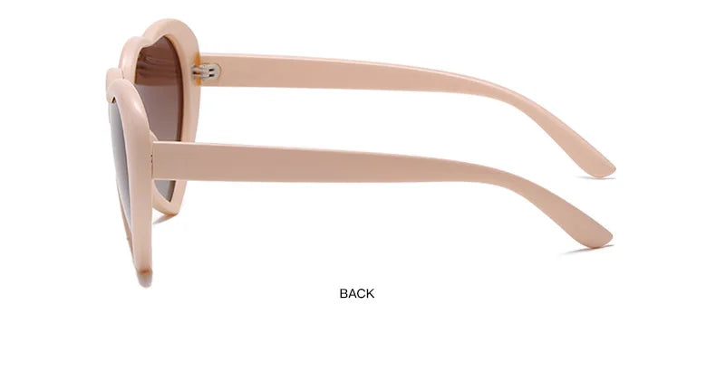 New Love Heart Shaped Polarized Sunglasses Women Fashion Cute Retro Vintage Gradient Sun Glasses UV400 Protection Unisex Eyewear