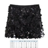 Party Club Stage Show Mini Skirts for Women Clothing Fashion Clothes Sexy Streetwear Dance Bling Sequined Hot Girls