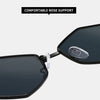 Polygonal Luxury Sunglasses Women Brand Fashion Rhombus Sun Glasses Woman 2024 Retro Vintage Metal Diamond Shades Eyewear
